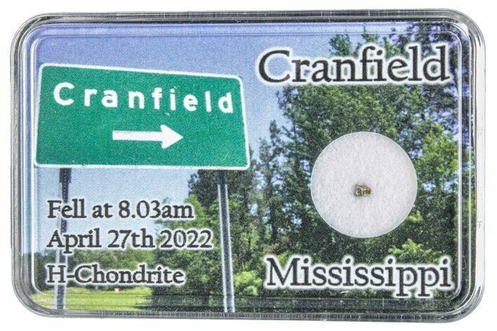 Chondrite Meteorite Fragment - Cranfield #285872
